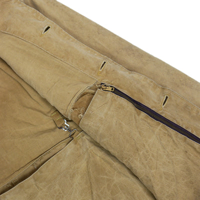 Vintage 50s Red Head Hunting Brown Canvas Shooting Field Jacket USA Made S / M internal pockets