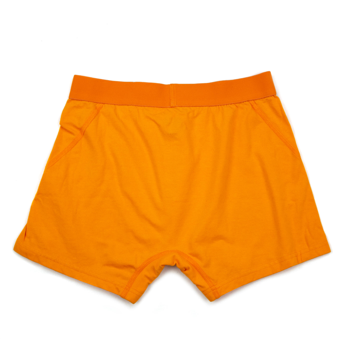 Colorful Standard Organic Cotton Boxer Shorts Sunny Orange BACK 