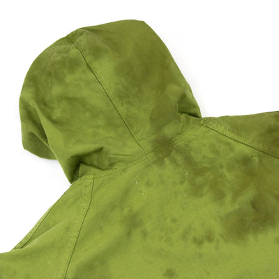 TSPTR Poncho Jacket Tie Dye Green Hood