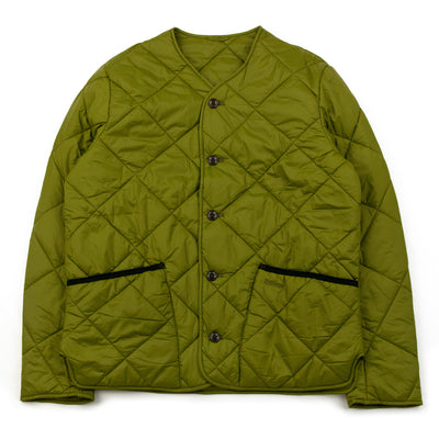  Barbour Liddesdale Quilt Cardigan Moss Green FRONT 