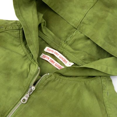 TSPTR Poncho Jacket Tie Dye Green Tag