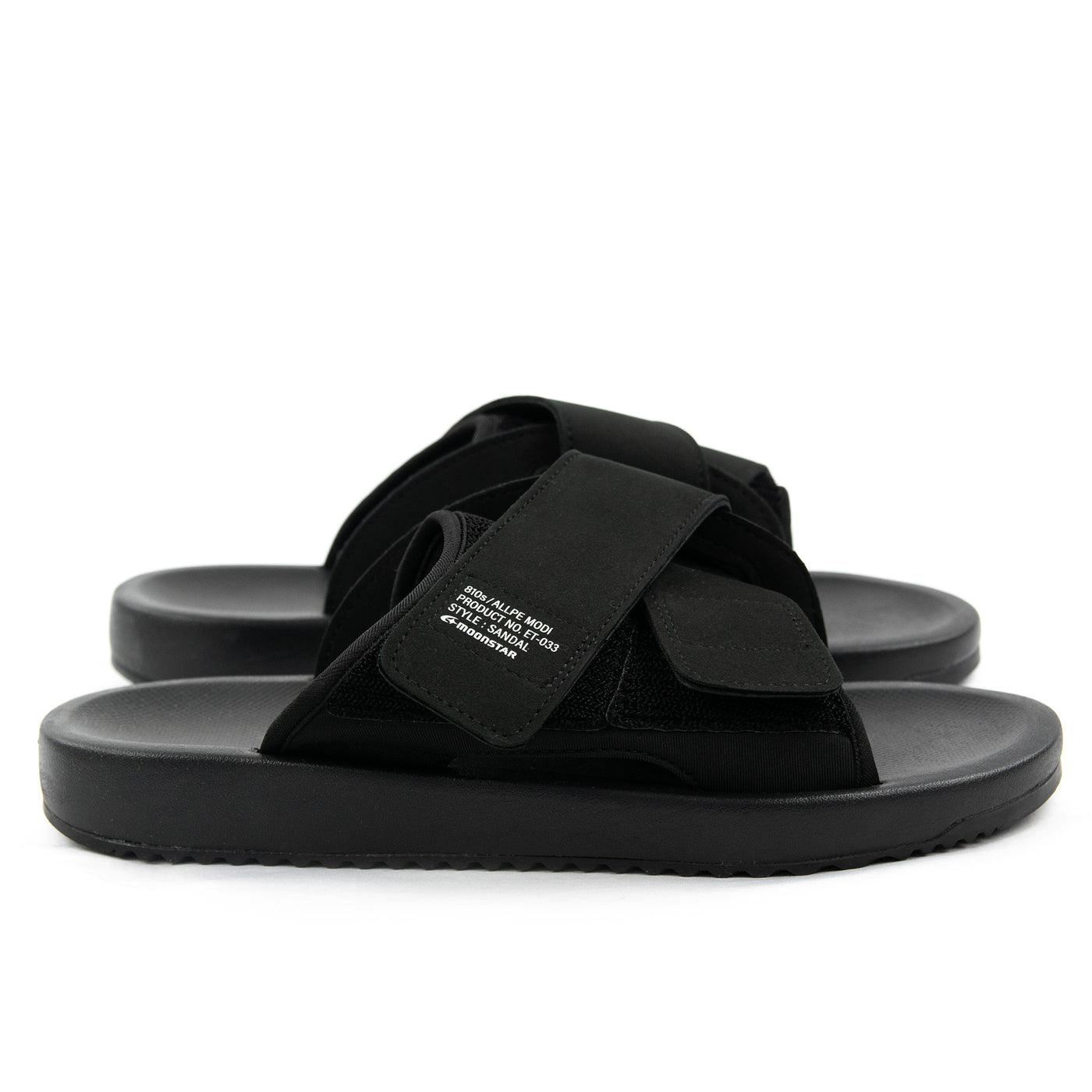Moonstar 810's Allpe Modi Black Slip-on Sandals