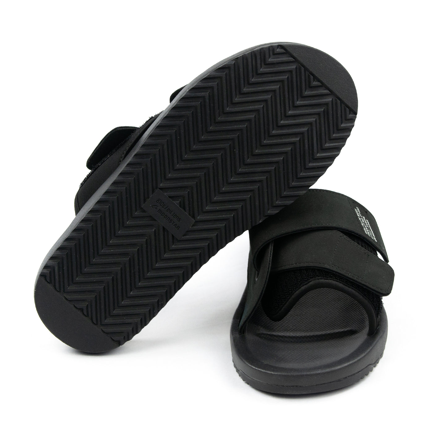 Moonstar 810's Allpe Modi Black Slip-on Sandals Under