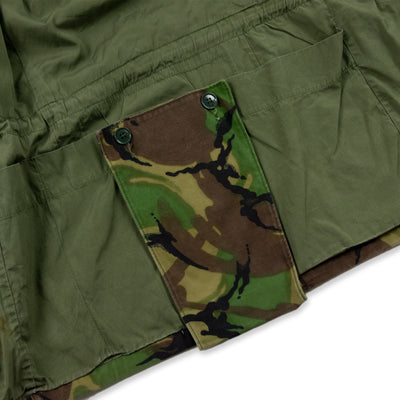 Vintage 90s British Army Combat Smock Temperate Woodland DPM Camo Jacket M DETAILS