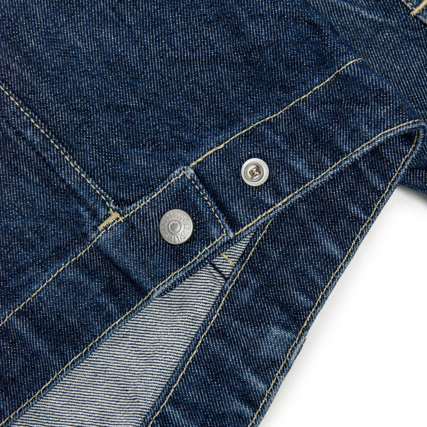 Vintage 90s Levi's Red Tab Engineered Jeans Blue Denim Jacket L WAIST CINCHES 