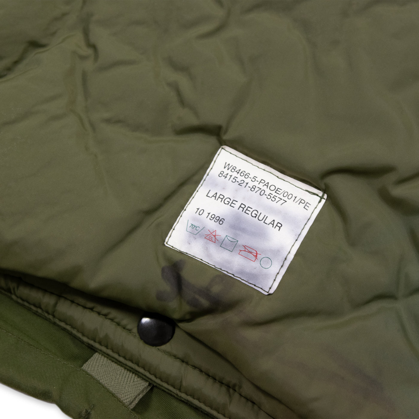 Canadian Army Arctic Winter Parka Heavy Duty Jacket Olive Green L Regular MARKS