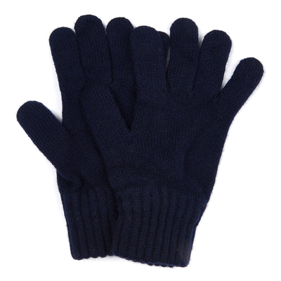 Barbour Lambswool Gloves Navy