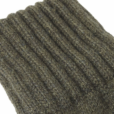 Barbour Lambswool Gloves Olive Cuff