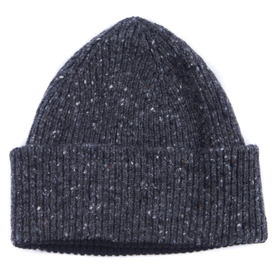 Barbour Lowerfell Beanie Charcoal Back