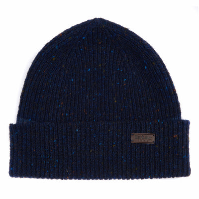 Barbour Lowerfell Beanie Navy Front