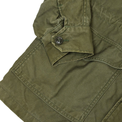 Vintage 60s Vietnam USAF Men's Wind Resistant Cotton Sateen Field Jacket S Reg cuff
