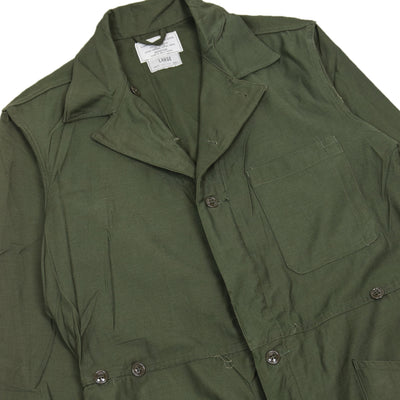 Vintage 60s Deadstock Vietnam Era US Army Mechanic's Coveralls Green L chest
