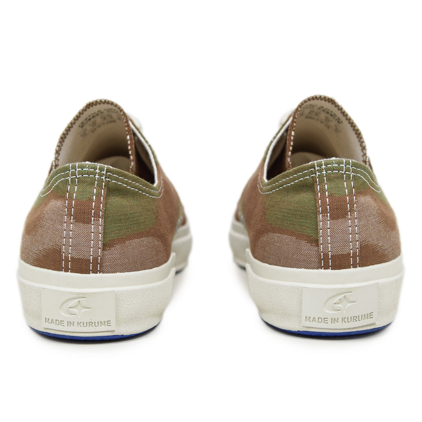 Moonstar Vulcanised Low Basket Camo Shoe Made In Japan back