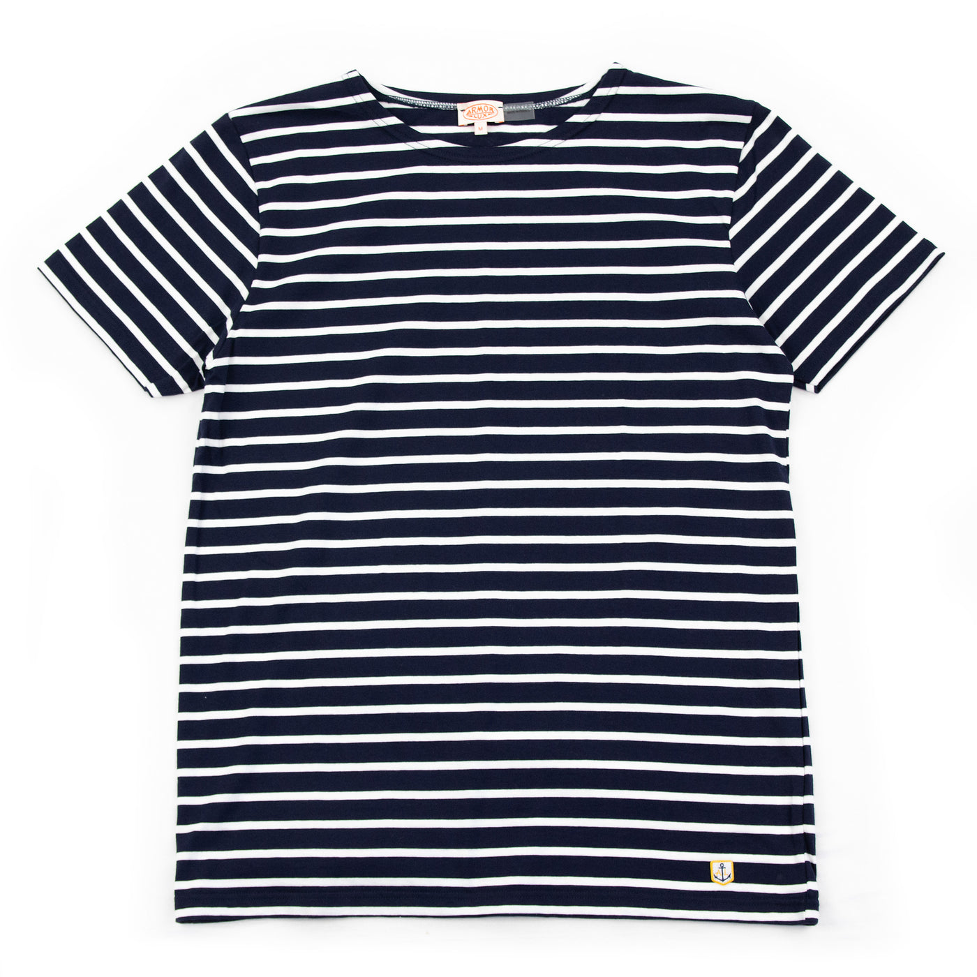 Armor Lux Sailor Mariniere Hoedic T-Shirt Navy / White Front