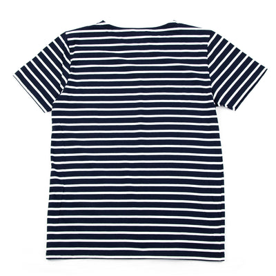 Armor Lux Sailor Mariniere Hoedic T-Shirt Navy / White Back