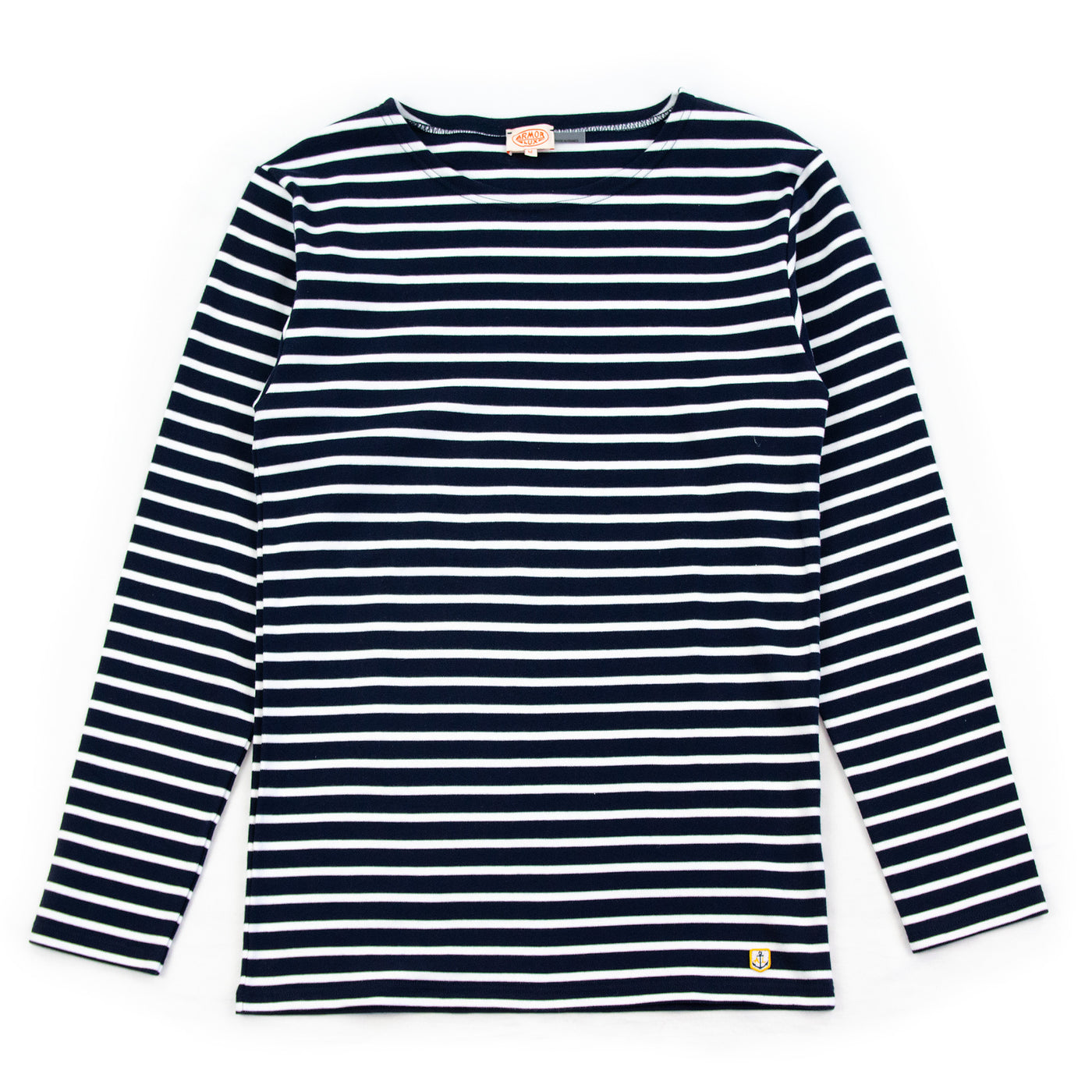 Armor Lux Sailor Mariniere Houat Long Sleeve T-Shirt Navy / White Front