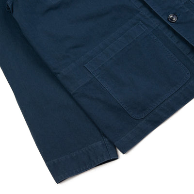 Barbour White Label Chore Casual Navy Pocket