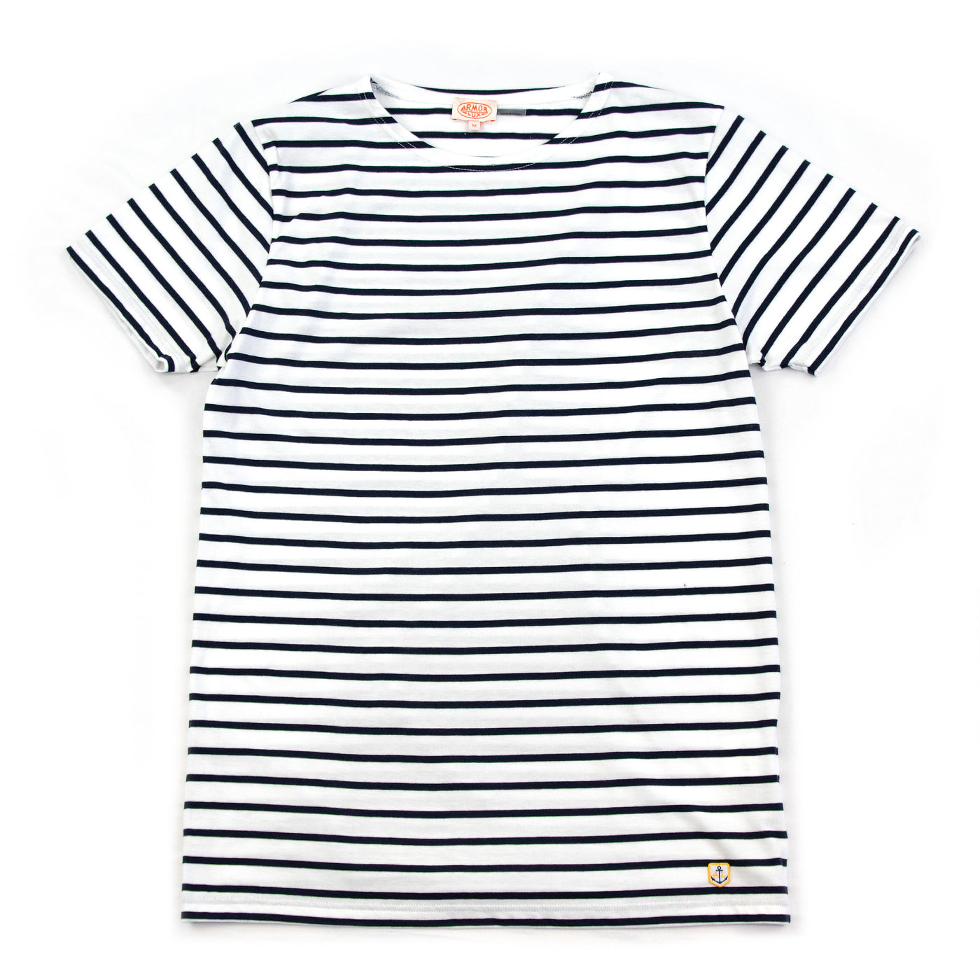 Armor Lux Sailor Mariniere Hoedic T-Shirt White / Navy Front