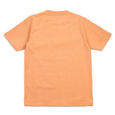 Jackman Dotsume Pocket T-Shirt Coral Pink Back