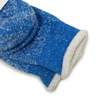 Rototo Double Faced Merino Socks Blue Made In Japan CUFF