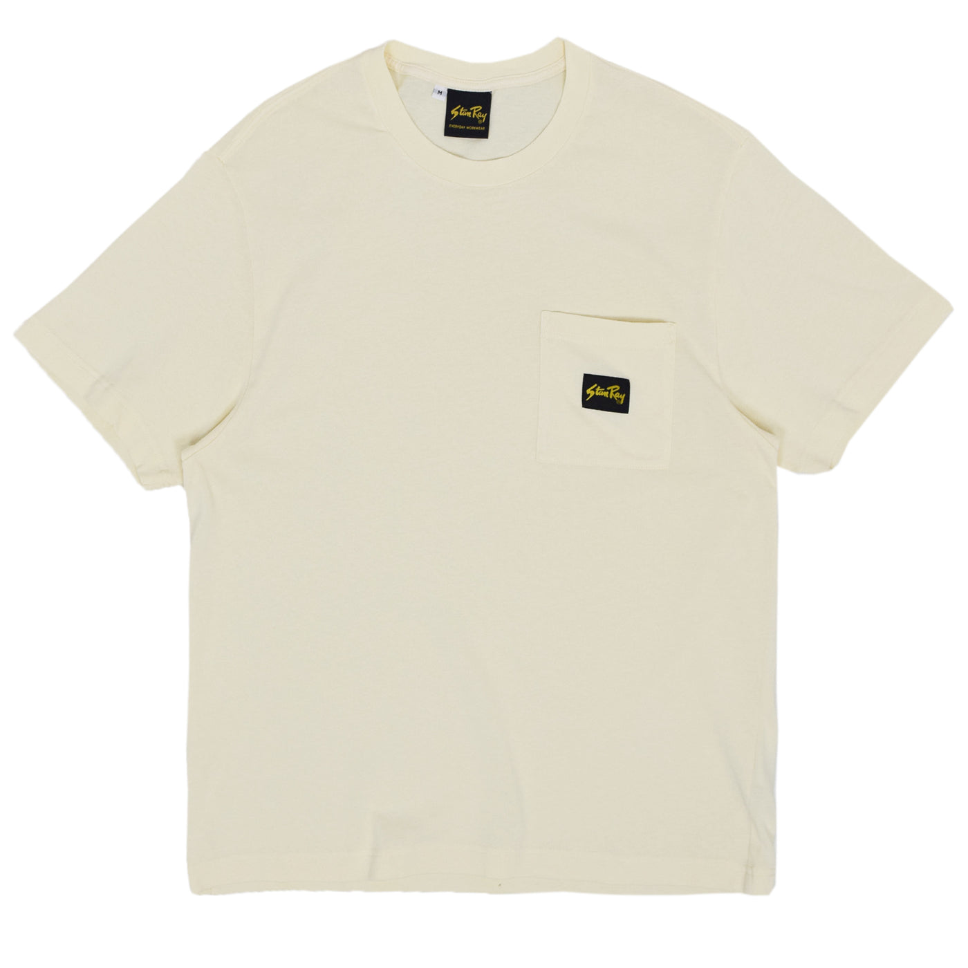 Stan Ray Patch One Pocket Cotton Tee Natural front