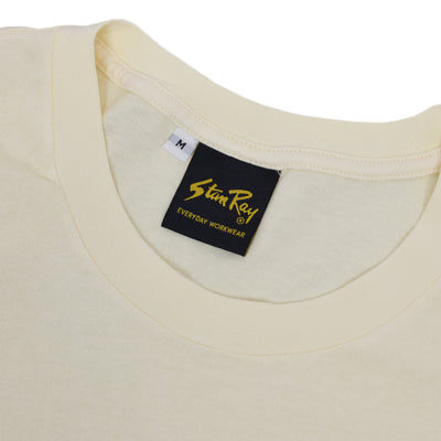 Stan Ray Patch One Pocket Cotton Tee Natural collar