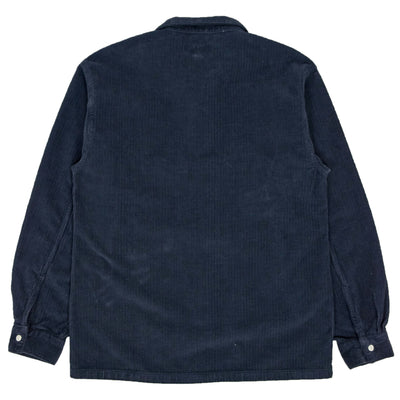 Stan Ray Corduroy CPO Style Shirt Navy Blue back