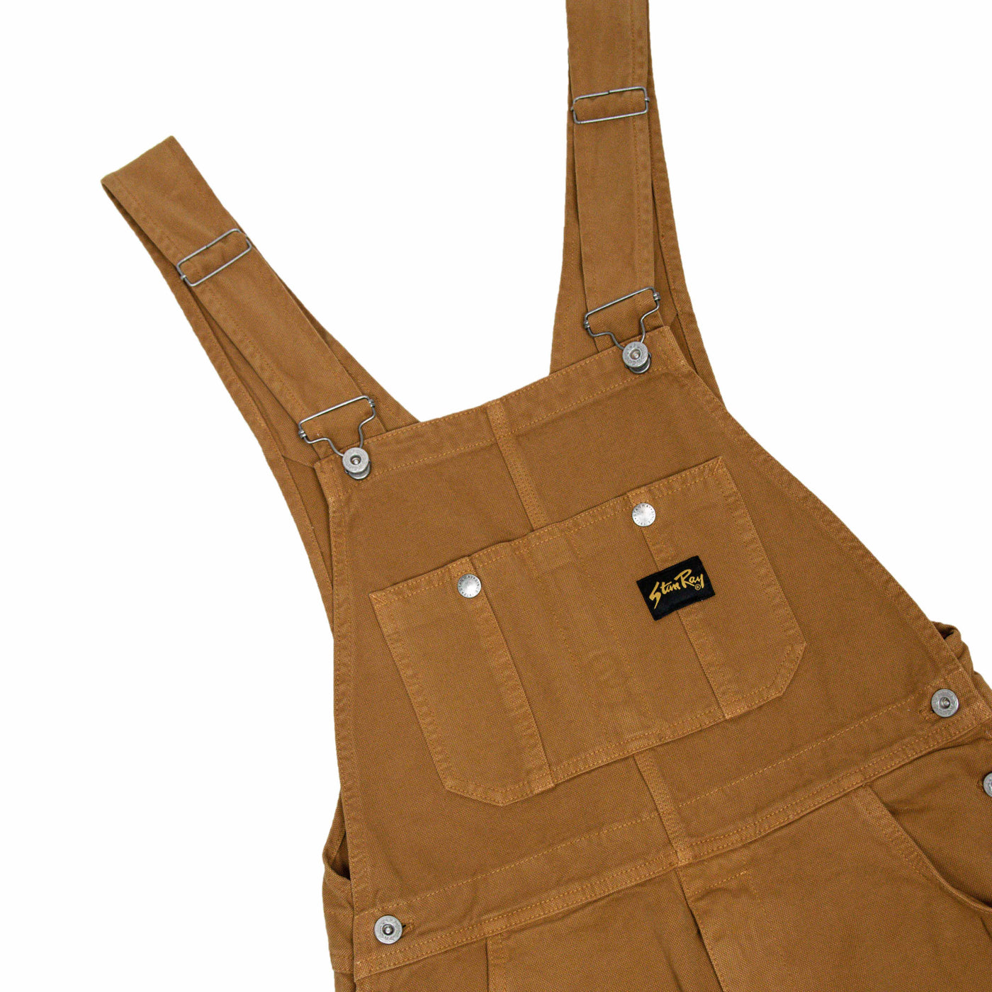 Stan Ray Earls Bib Dungarees Brown Duck CHEST