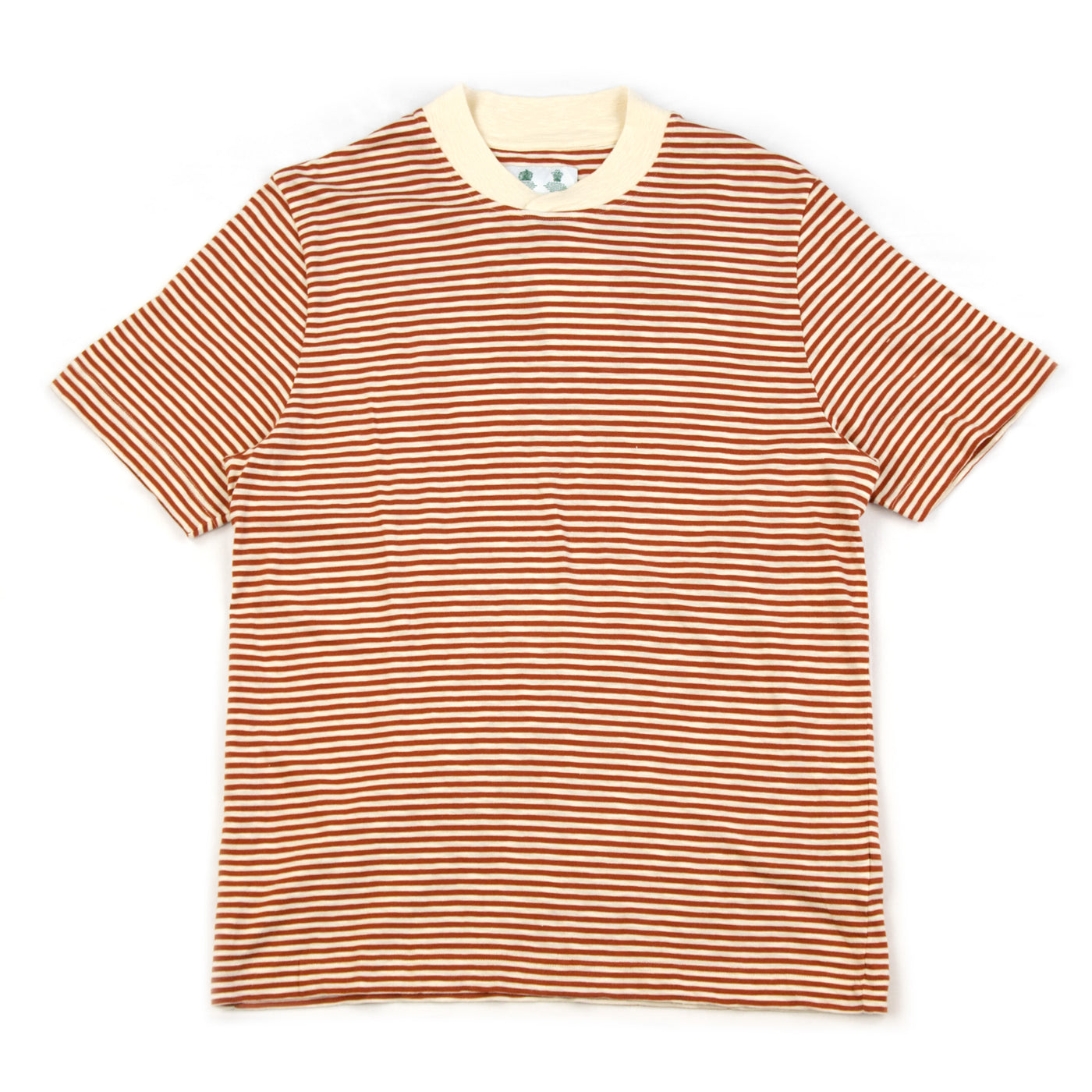 Barbour White Label Briggs Tee Rust Front