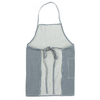 Stan Ray Hickory Stripe Apron Blue and White