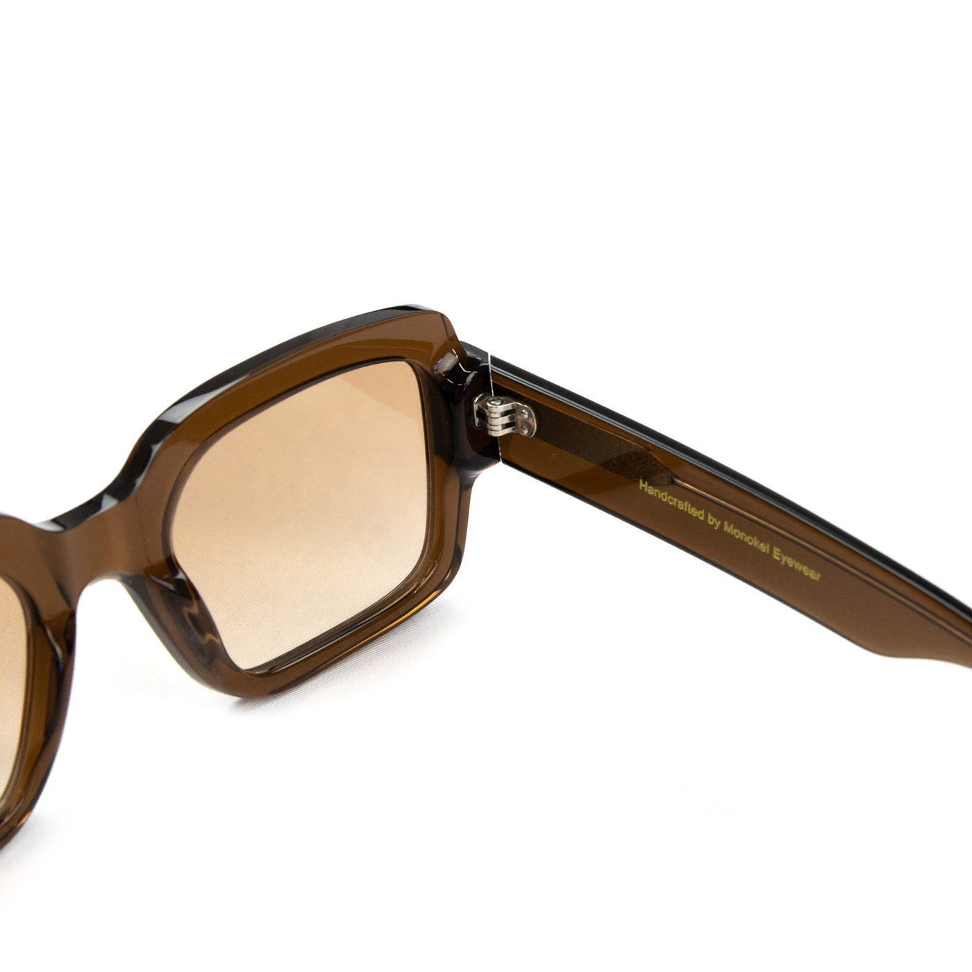 Monokel Apollo Cola Sunglasses Gradient Brown Lens Details
