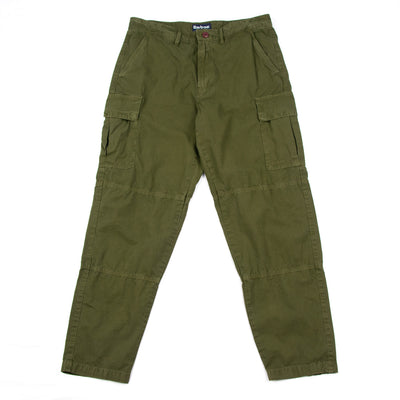 Barbour Essential Ripstop Cargo Trouser Ivy Green Front