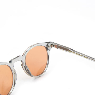 Monokel Forest Grey Sunglasses Orange Solid Lens Details