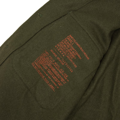 Vintage Deadstock 50s Korean War Era OG-108 US Army Wool Field Shirt S INTERNAL STAMP