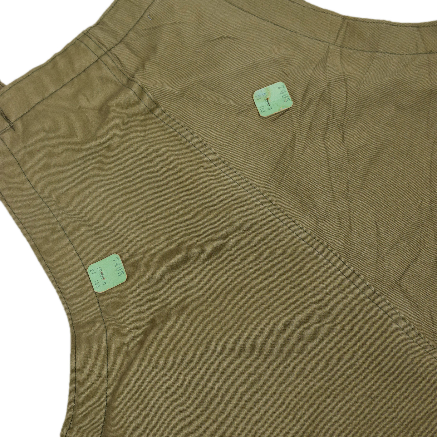 Deadstock WWII Era US Army Wool Tanker Dungaree Military Coveralls S back detail