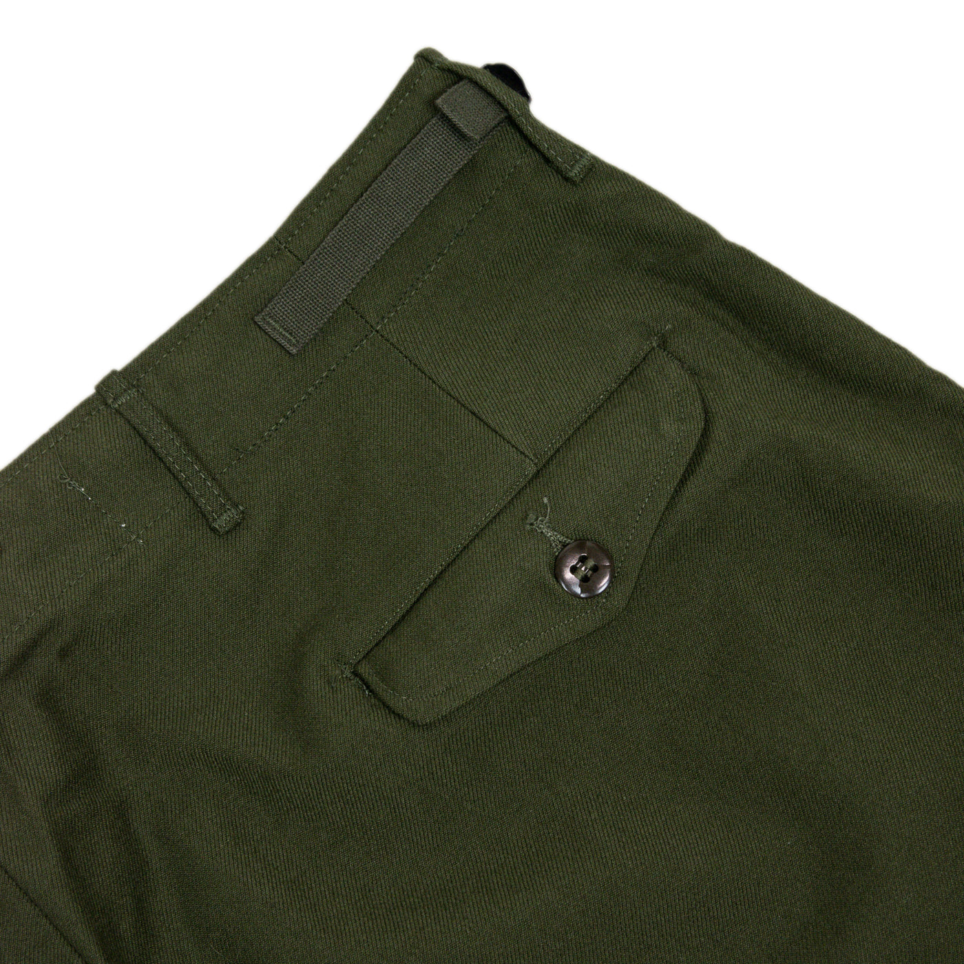 Vintage 50s Korean War US Army Wool Field Trousers 40 W 30 L BACK DETAILS