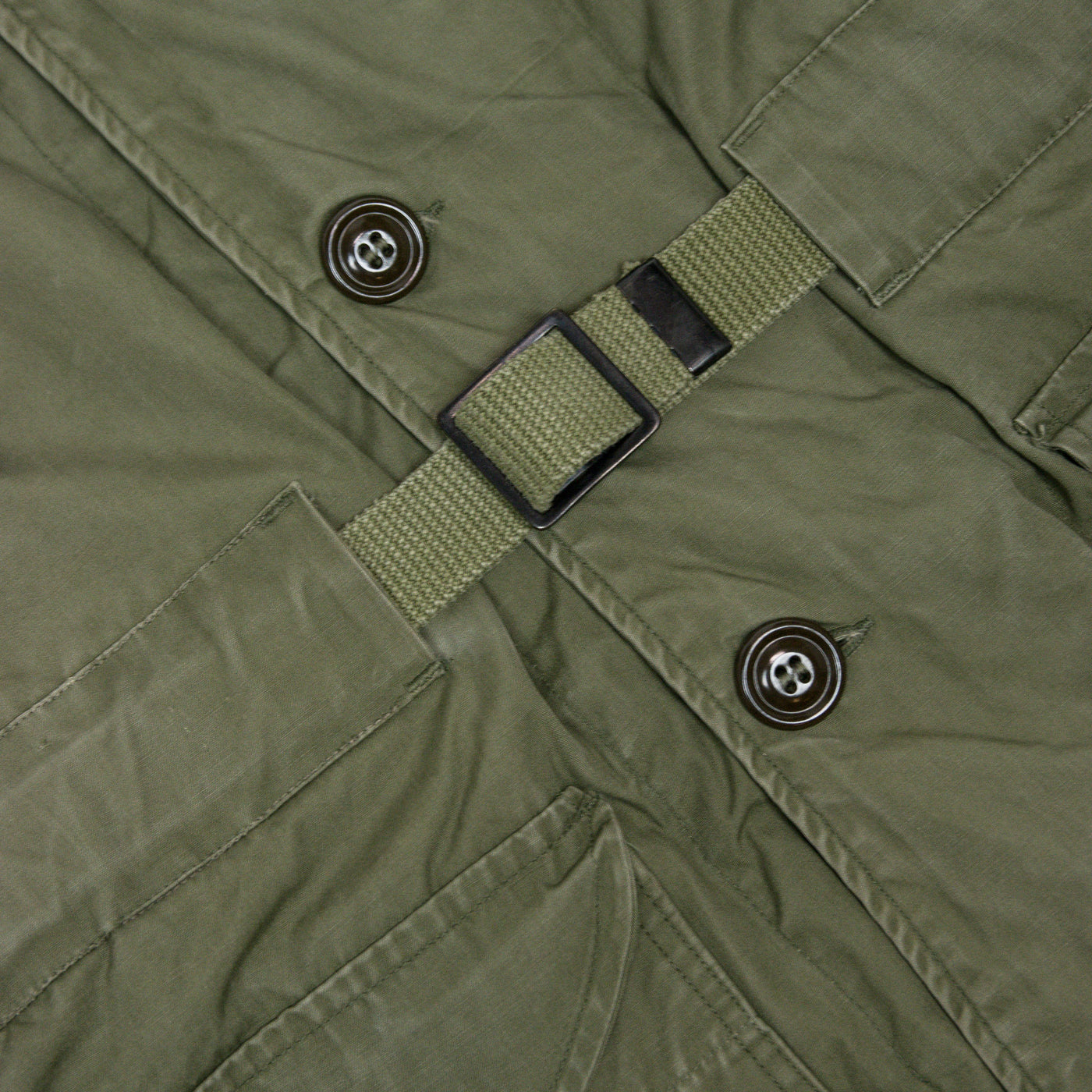 Vintage M-47 50s US Army Extreme Cold Weather Parka Jacket Overcoat S waist belt