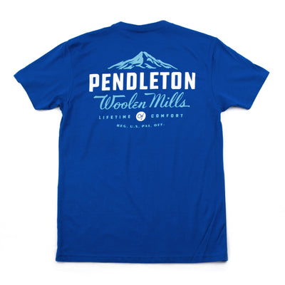 Pendleton Base Camp Graphic T-Shirt Royal Blue / White BACK 