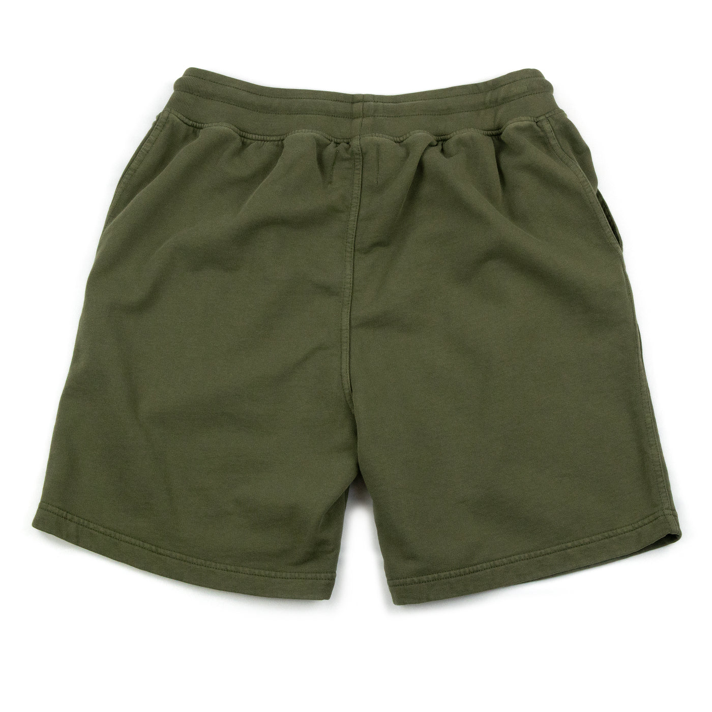 Colorful Standard Classic Organic Cotton Sweat Short Dusty Olive BACK 