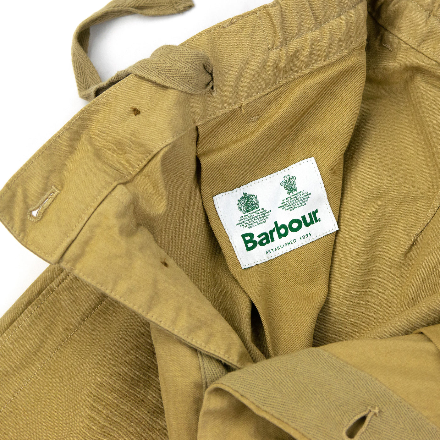 Barbour White Label Marshall Trousers Trench White Label