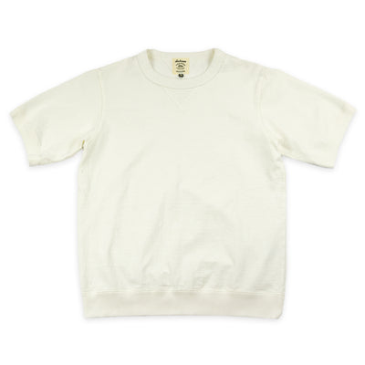 Jackman Dotsume Rib T-Shirt Off White FRONT 