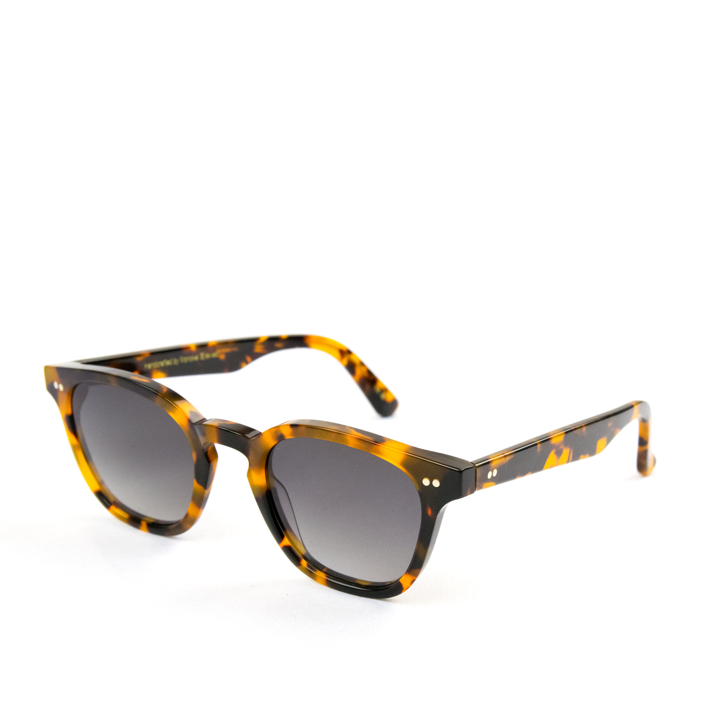 Monokel River Havana Sunglasses Grey Gradient Lens SIDE