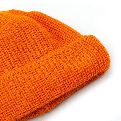 Heimat Wool Deck Hat Rescue Orange Detial